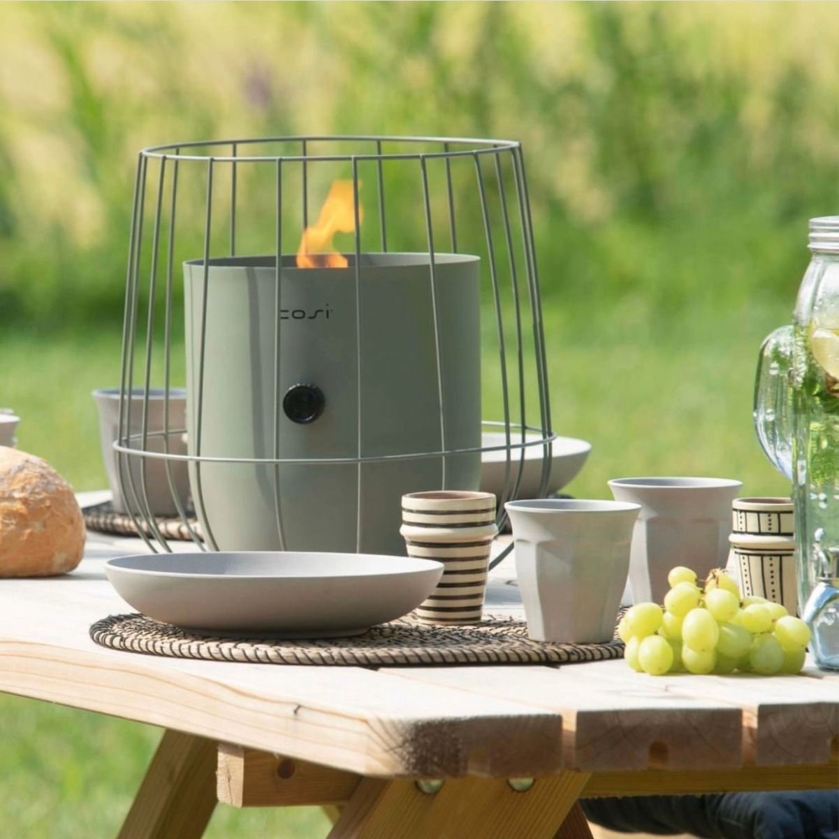 Cosiscoop Basket Olive Gas Lantern