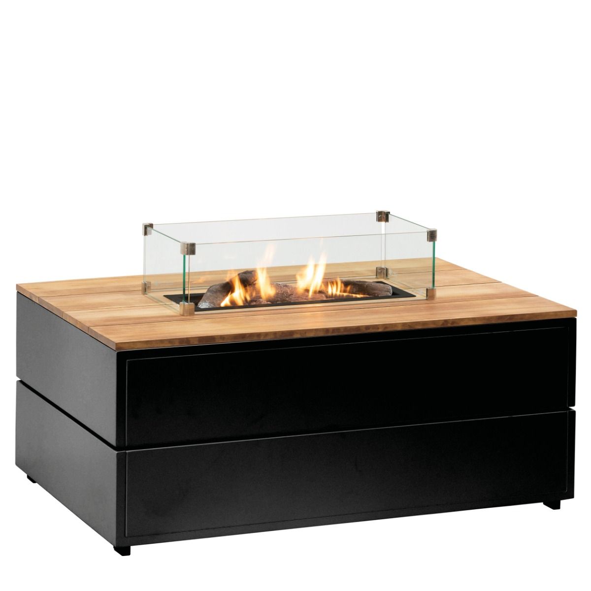 Cosi Fire Table Cosipure 120 Black/Teak