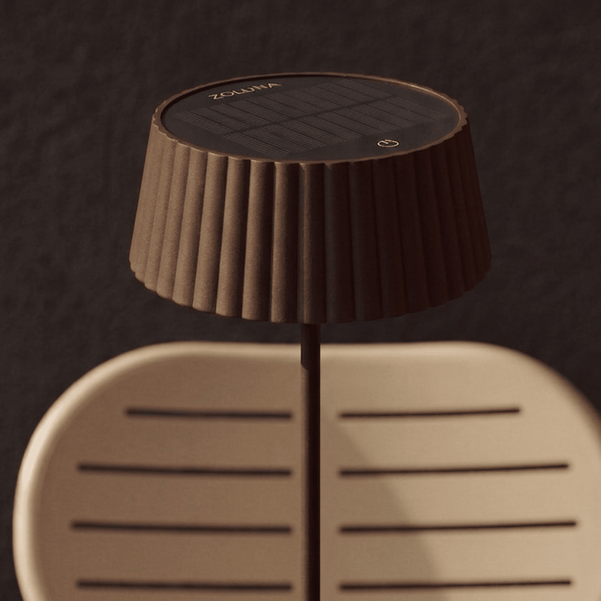 ZOLUNA solar table lamp Jyp brown