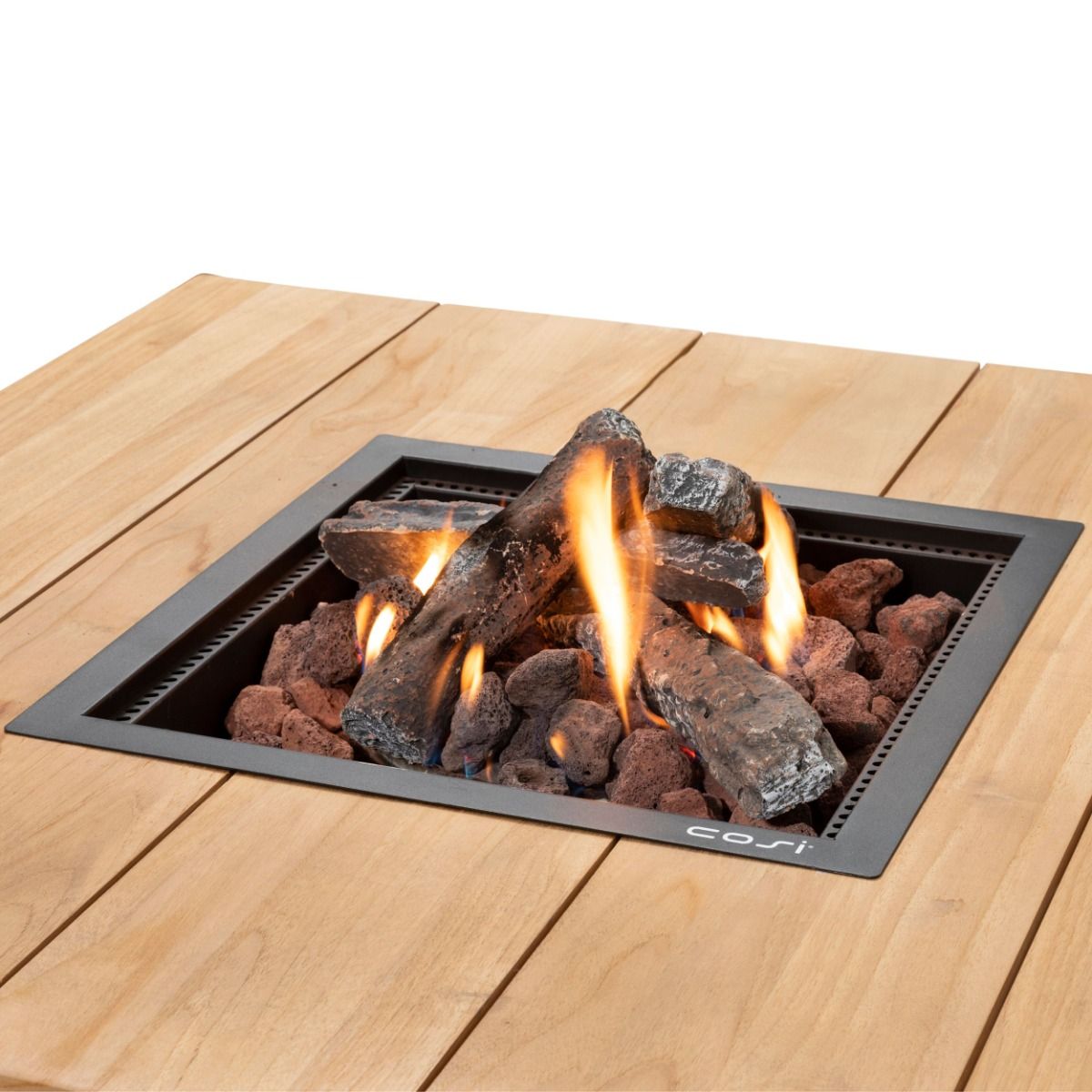 Cosi Fire Table Cosipure 120 Black/Teak