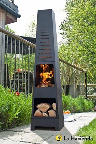 La Hacienda Patio Fireplace Skyline