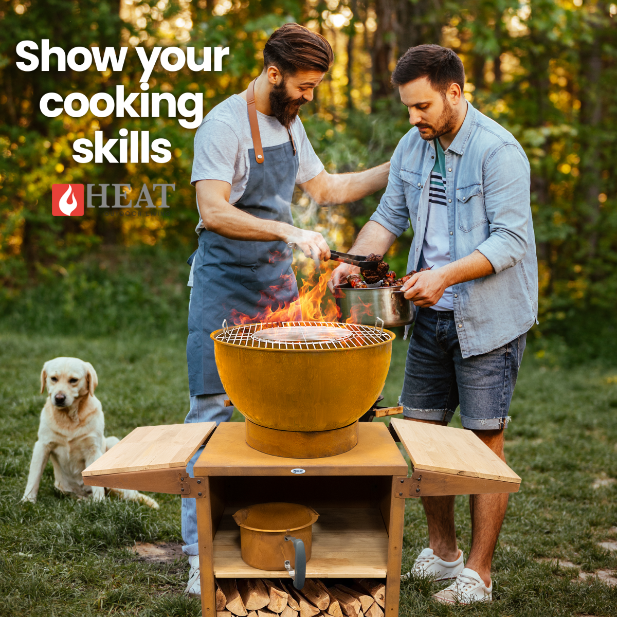 HEAT Kjok Outdoor Kitchen Ø56 cm Rust HEAT Kjok Outdoor Kitchen Ø56 cm Rust