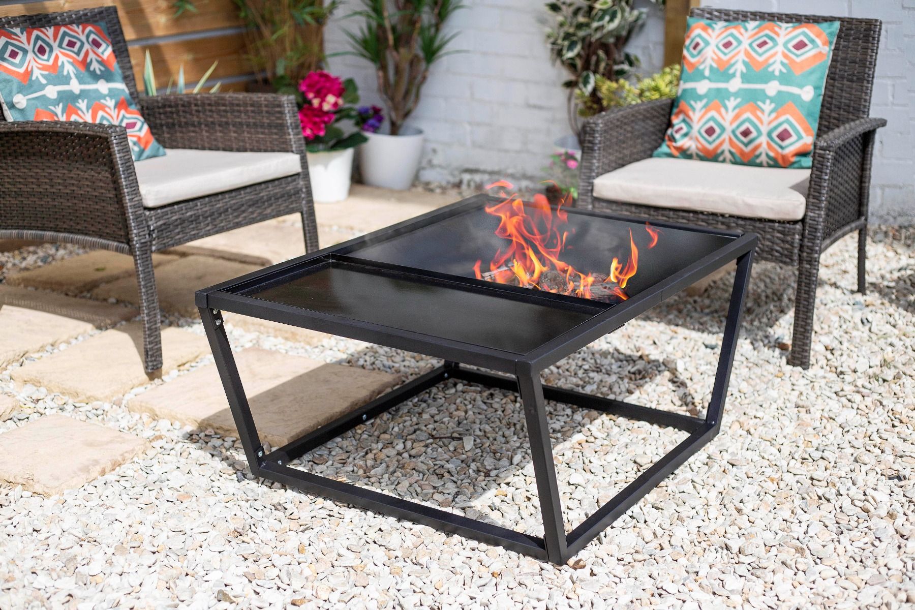 La Hacienda Multifunctional Fire Table