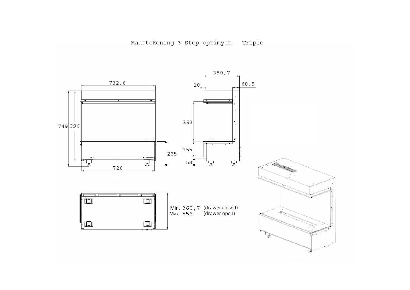 Dimplex 3-Step Opti-myst 2.0