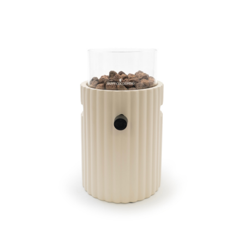 Happy Cocooning table burner Lumi Rib oyster beige