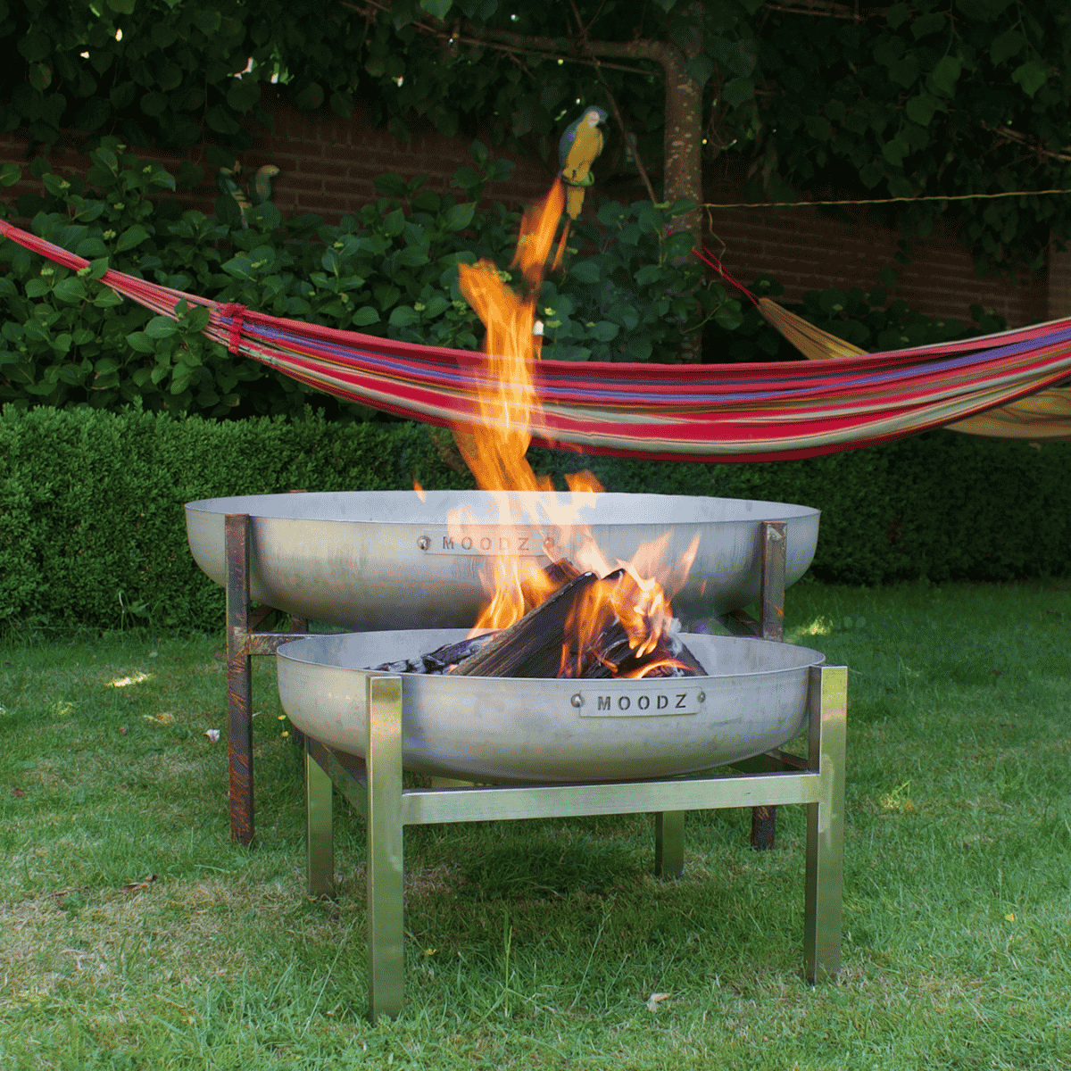MOODZ Firebowl Stainless Steel Ø120 cm