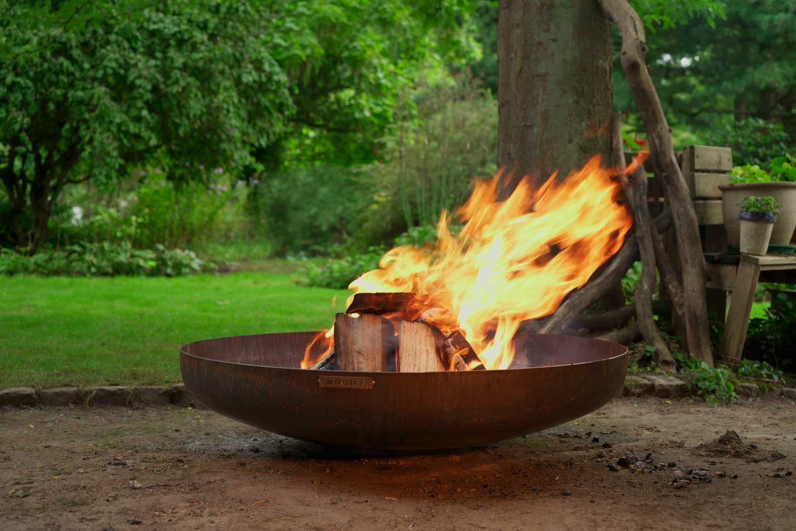 MOODZ Firebowl Stainless Steel