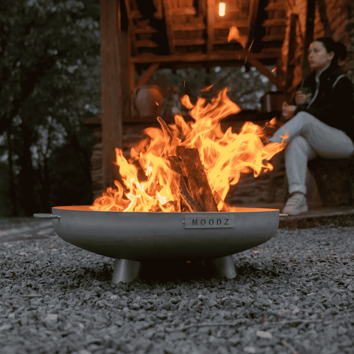 MOODZ FireBowl Feet & Handle Stainless Steel Ø60 cm