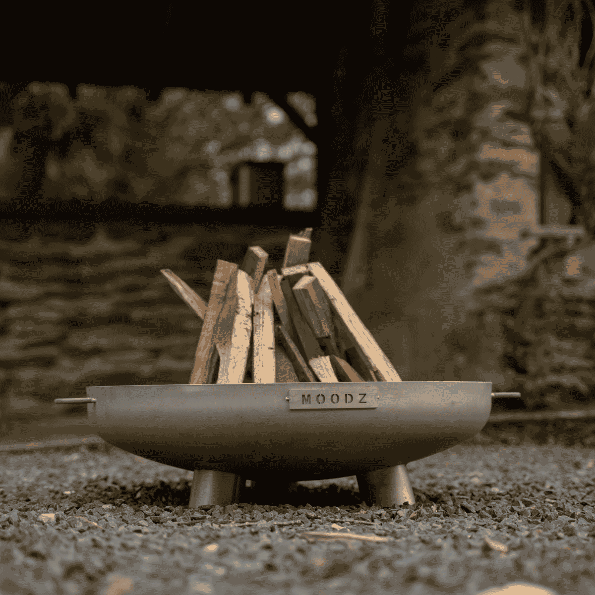 MOODZ FireBowl Feet & Handle Stainless Steel Ø60 cm