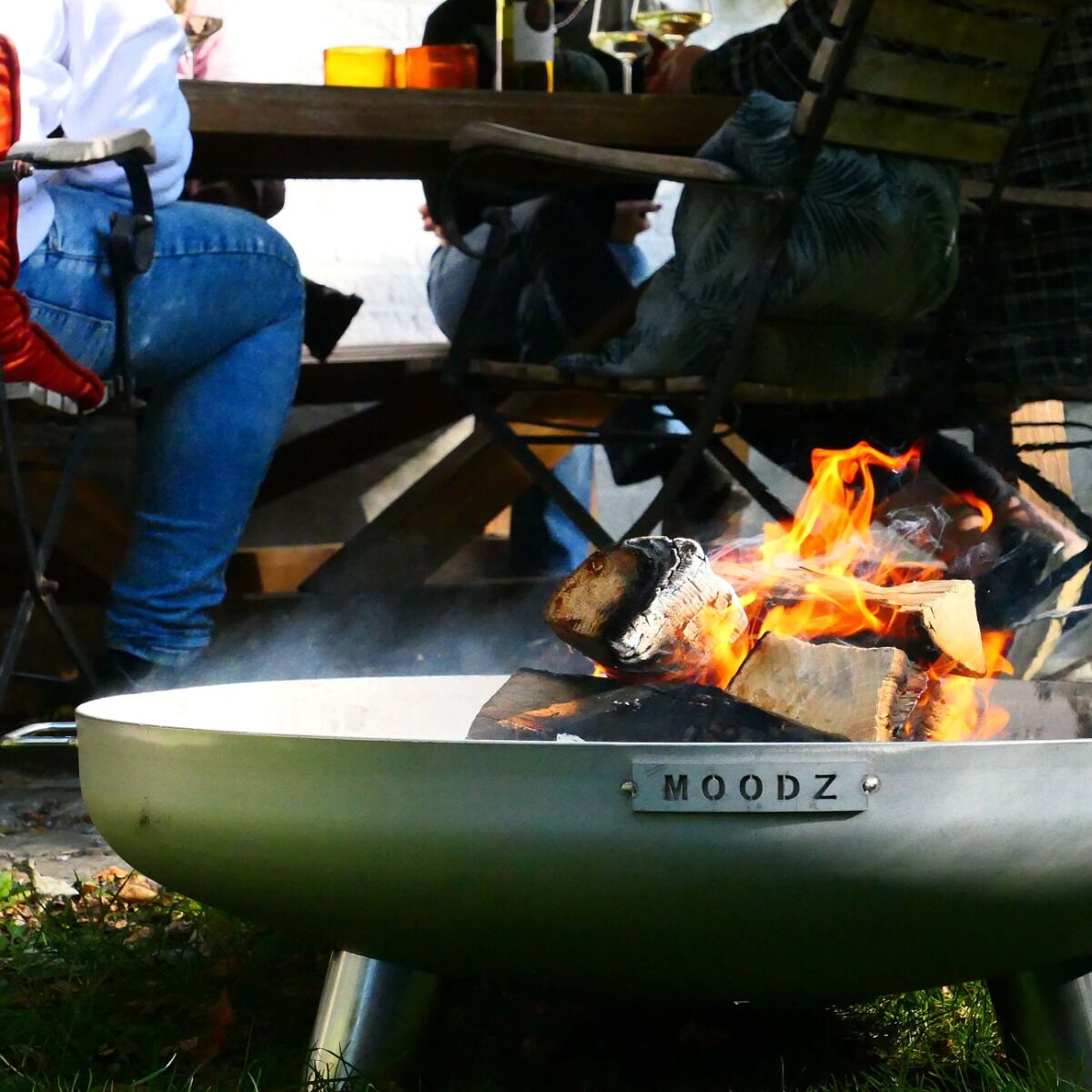 MOODZ FireBowl Feet & Handle Stainless Steel