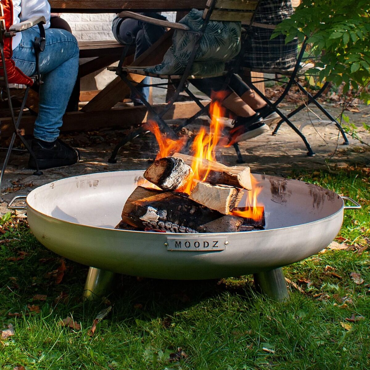 MOODZ FireBowl Feet & Handle Stainless Steel Ø80 cm