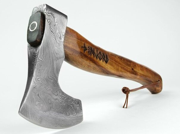 Njord Vidar Viking Damast Medium | Viking Axe