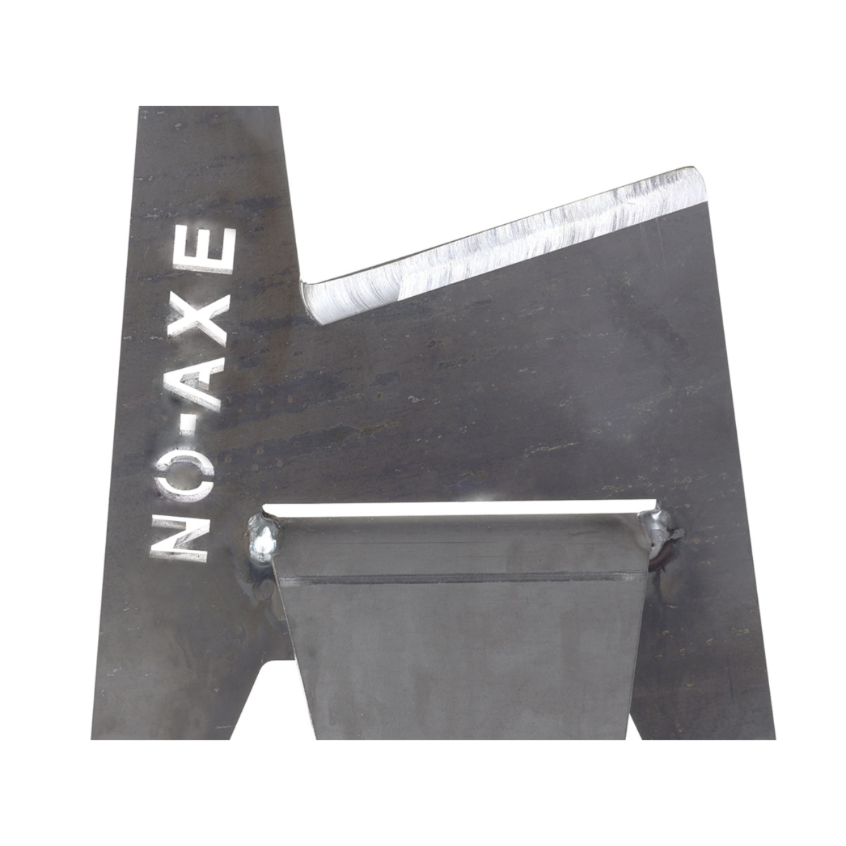 NO-AXE Log Splitter Blank Steel with Hammer NO-AXE Log Splitter Blank Steel with Hammer