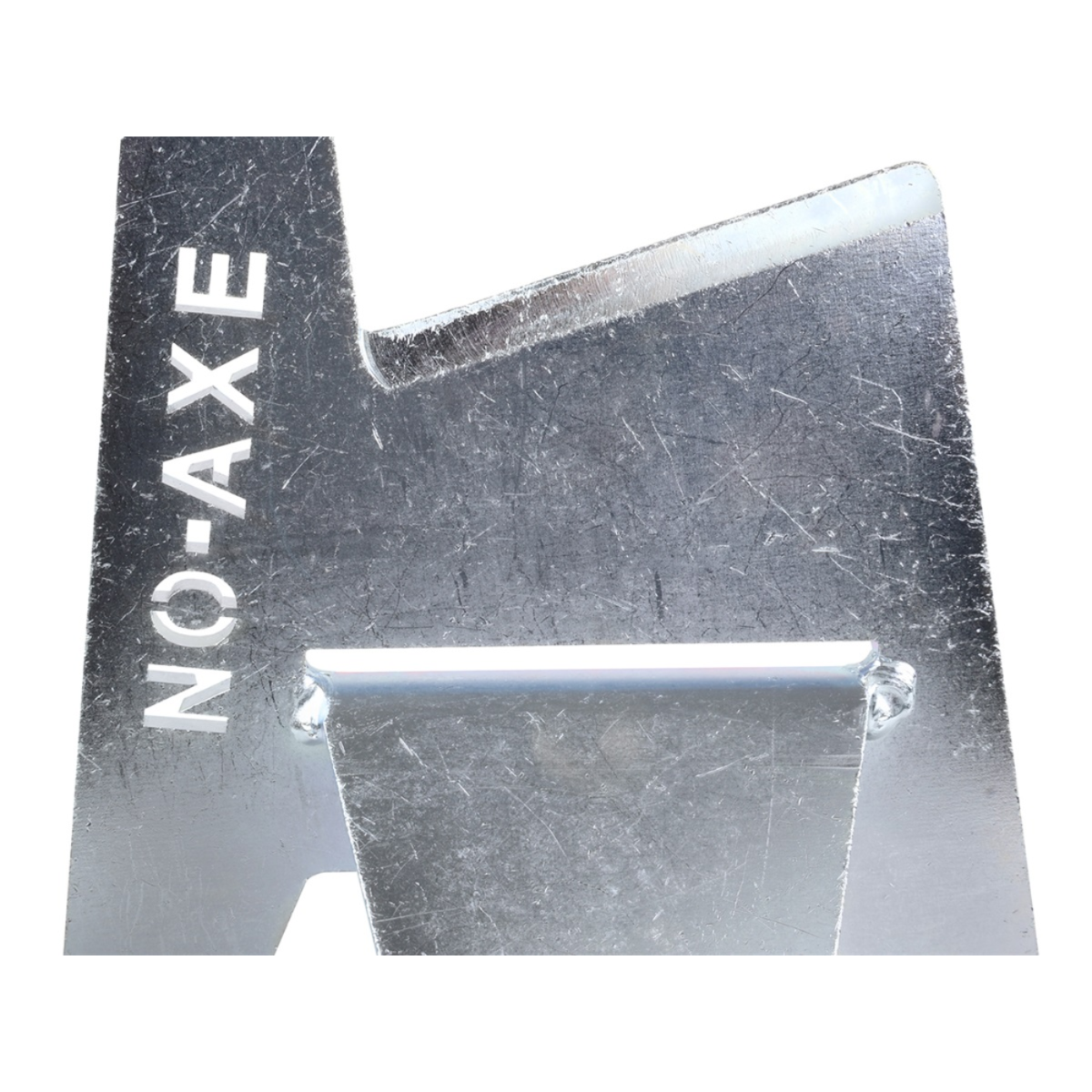 NO-AXE Galvanized Wood Splitter with Hammer