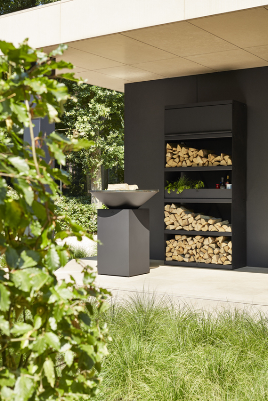 OFYR Wood storage Black 100