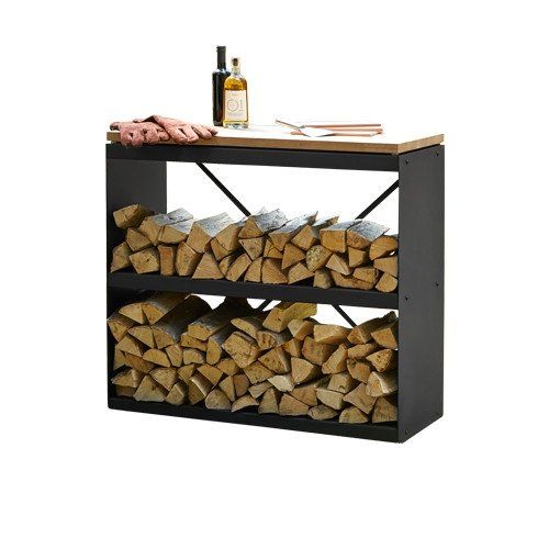 OFYR Wood storage sideboard Black