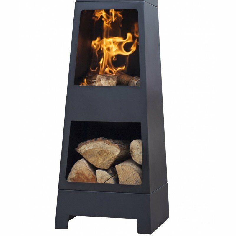 La Hacienda Patio Fireplace Skyline