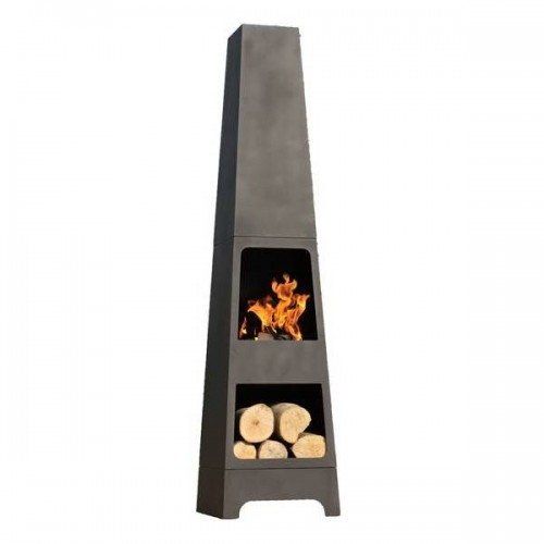 HEAT Oslo Fireplace with Wood Storage HEAT Oslo Fireplace with Wood Storage