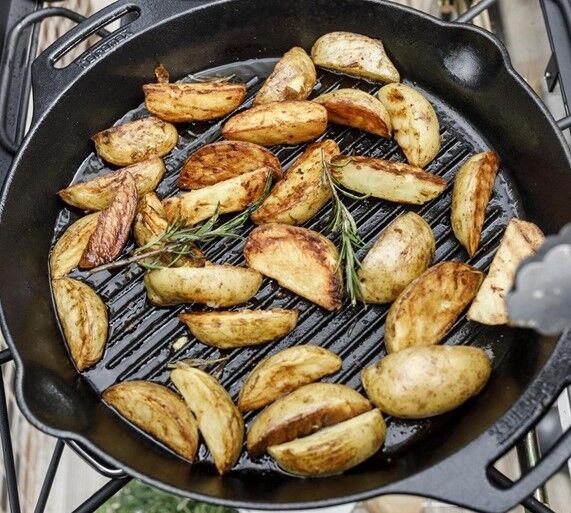 Petromax Cast-iron Grill Skillet 2 Handlests