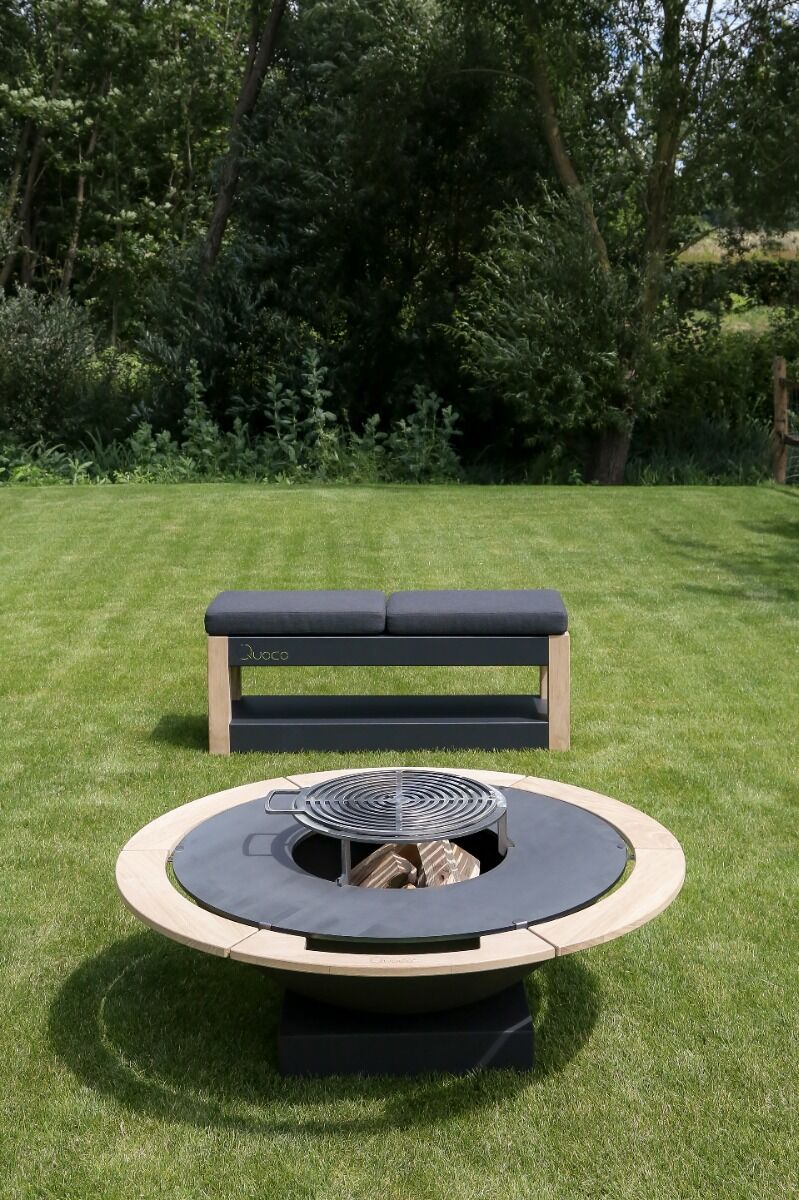 Quoco Panca Sofa with Sunbrella Cushions