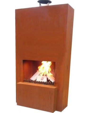 GardenMaxX Pinacate Corten Fireplace