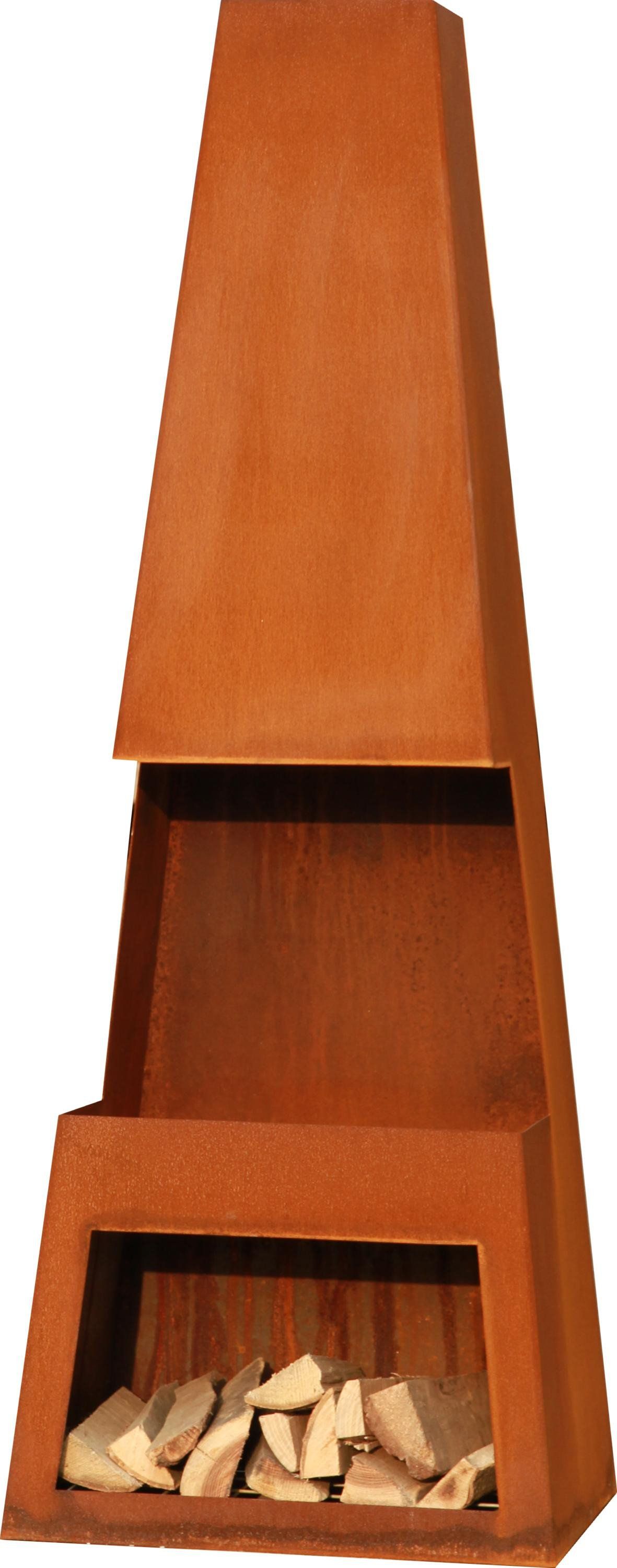 GardenMaxX Pular Corten Fireplace