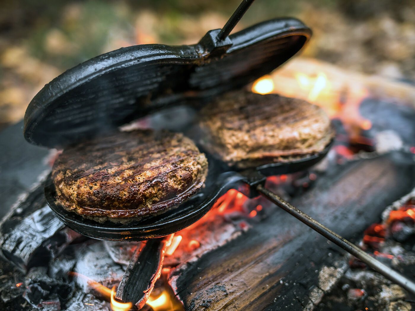 Petromax Cast-iron Hamburger Iron