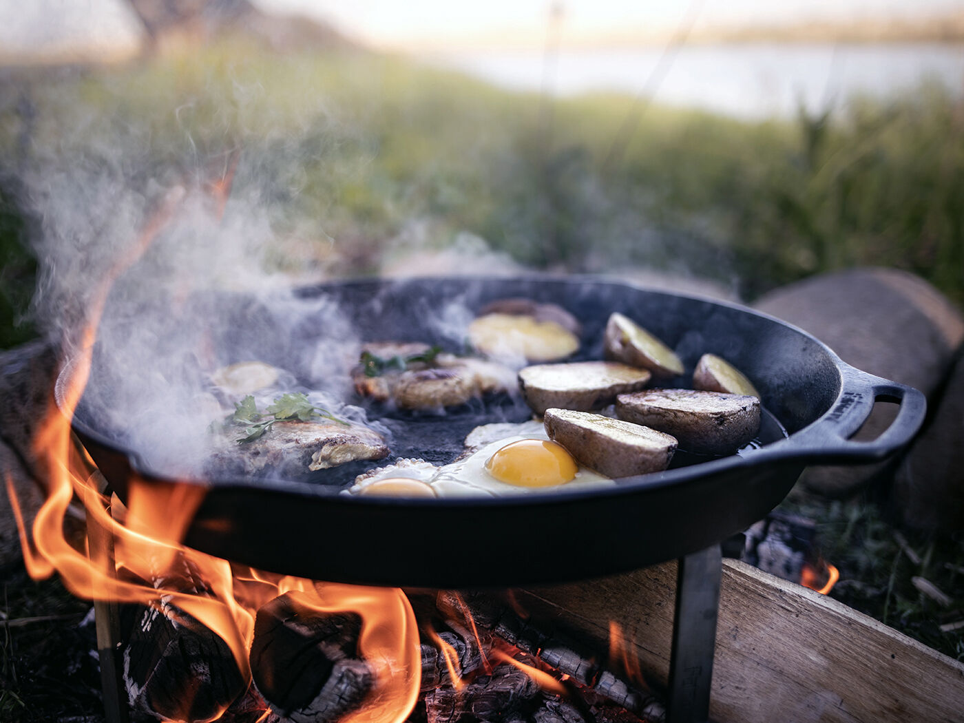 Petromax Cast-iron Skillet with 2 Handles