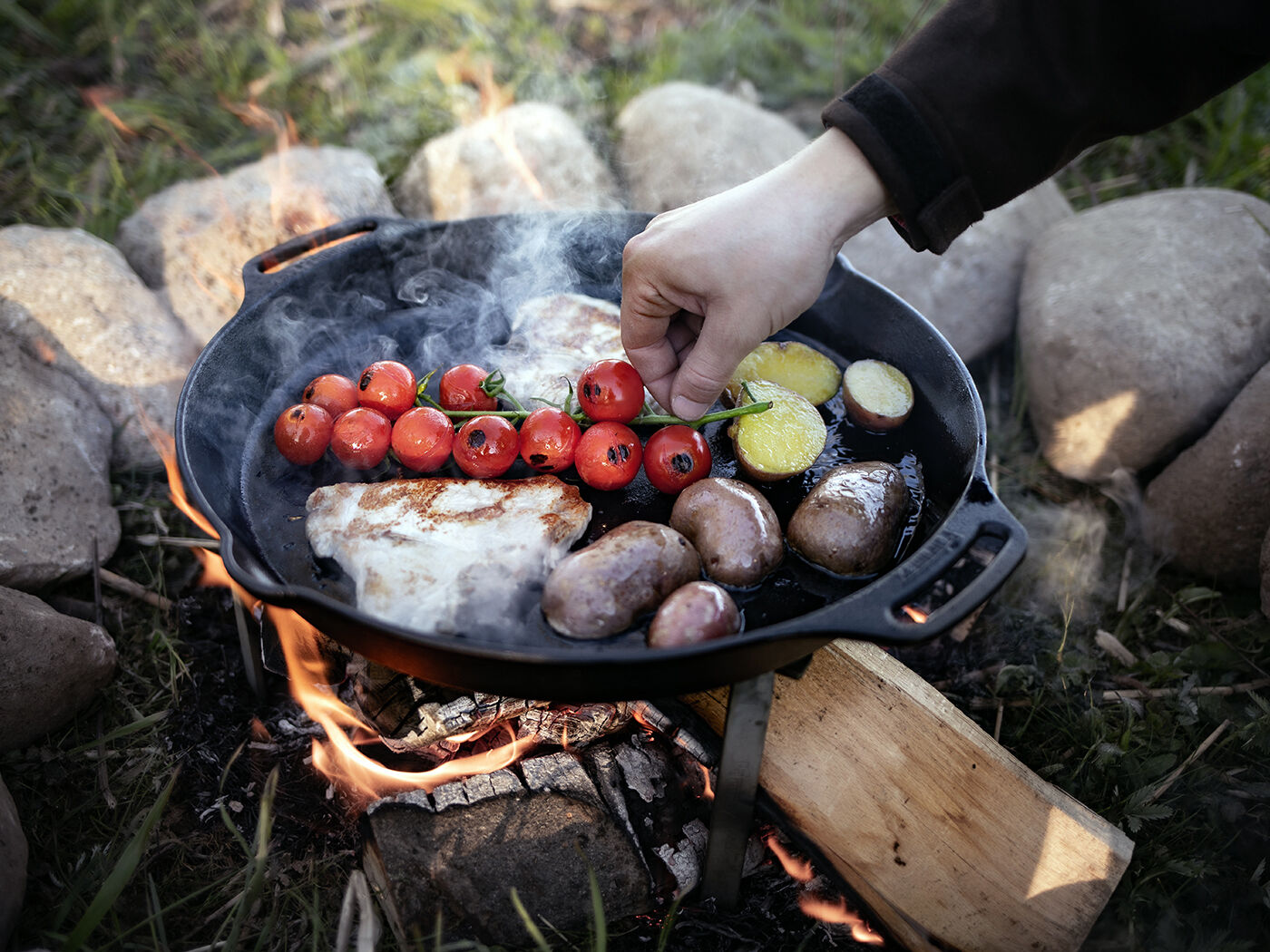 Petromax Cast-iron Skillet with 2 Handles