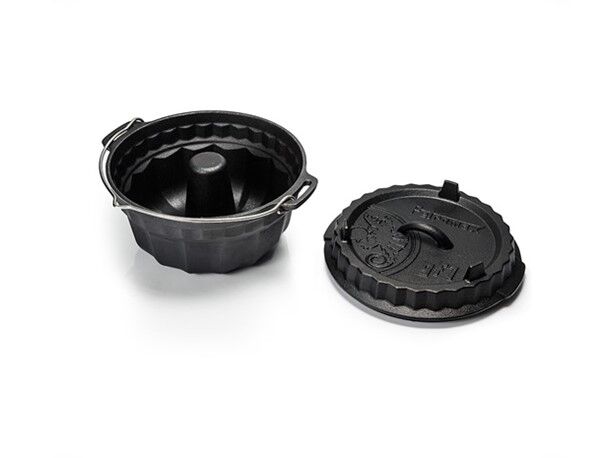 Petromax Cast Iron Turban Mold with Pie Mold Lid