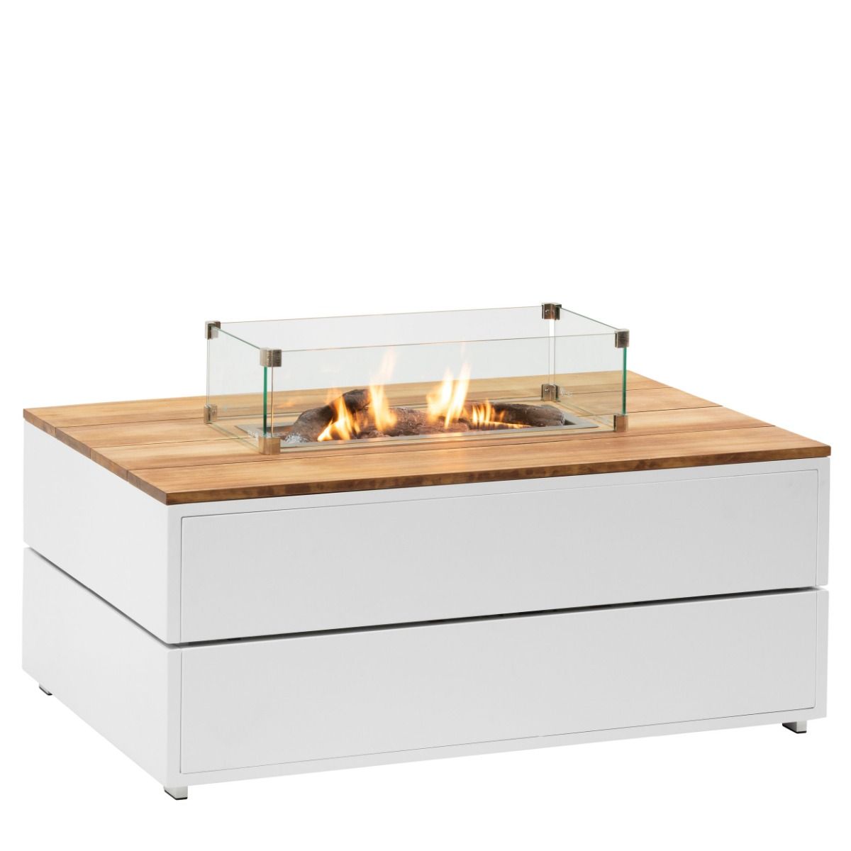 Cosi Fire Table Cosipure 120 White/Teak