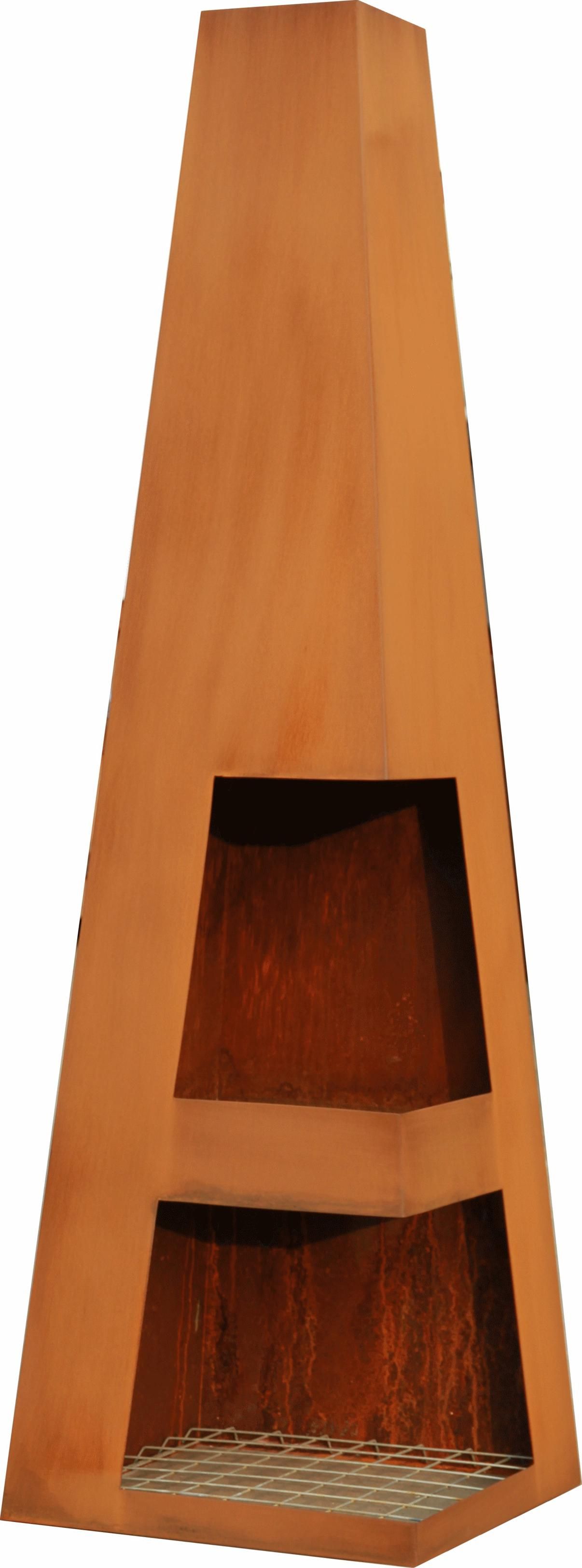GardenMaxX Sanga XL Corten Fireplace