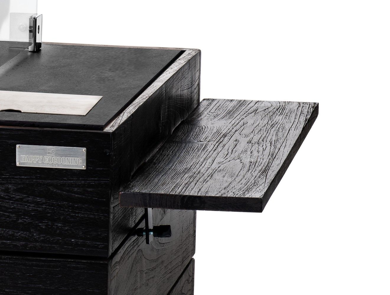 Happy Cocooning Side Table Teak Black