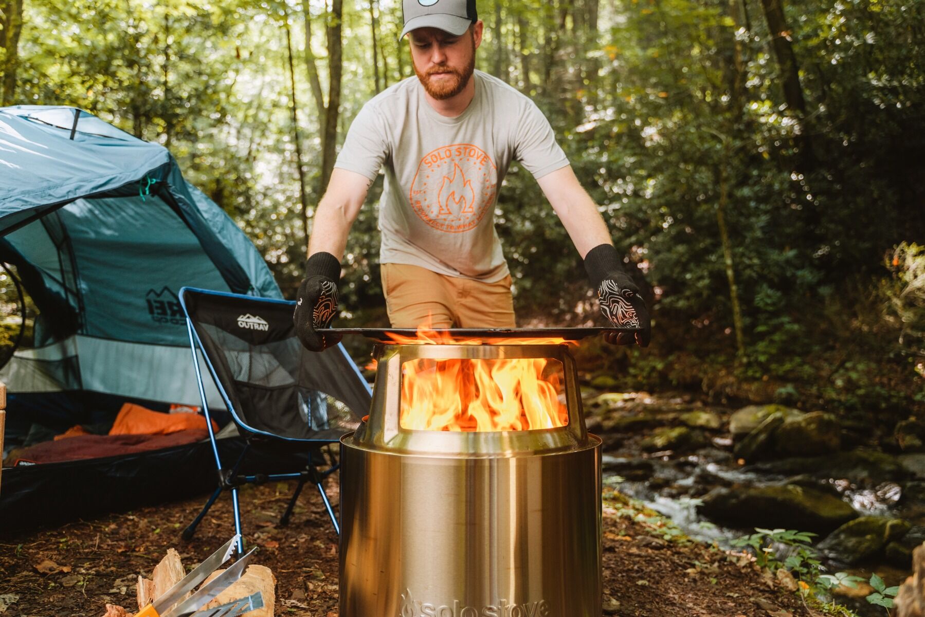 Solo Stove Adapter + Plancha for Fire Pit Bonfire