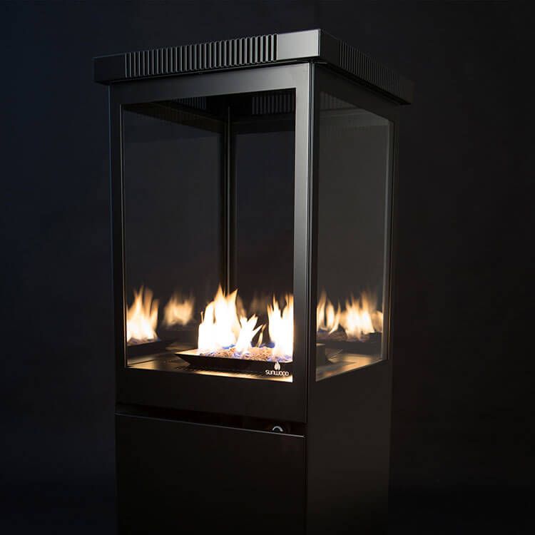 Sunwood Marino Fireplace CortenSteel