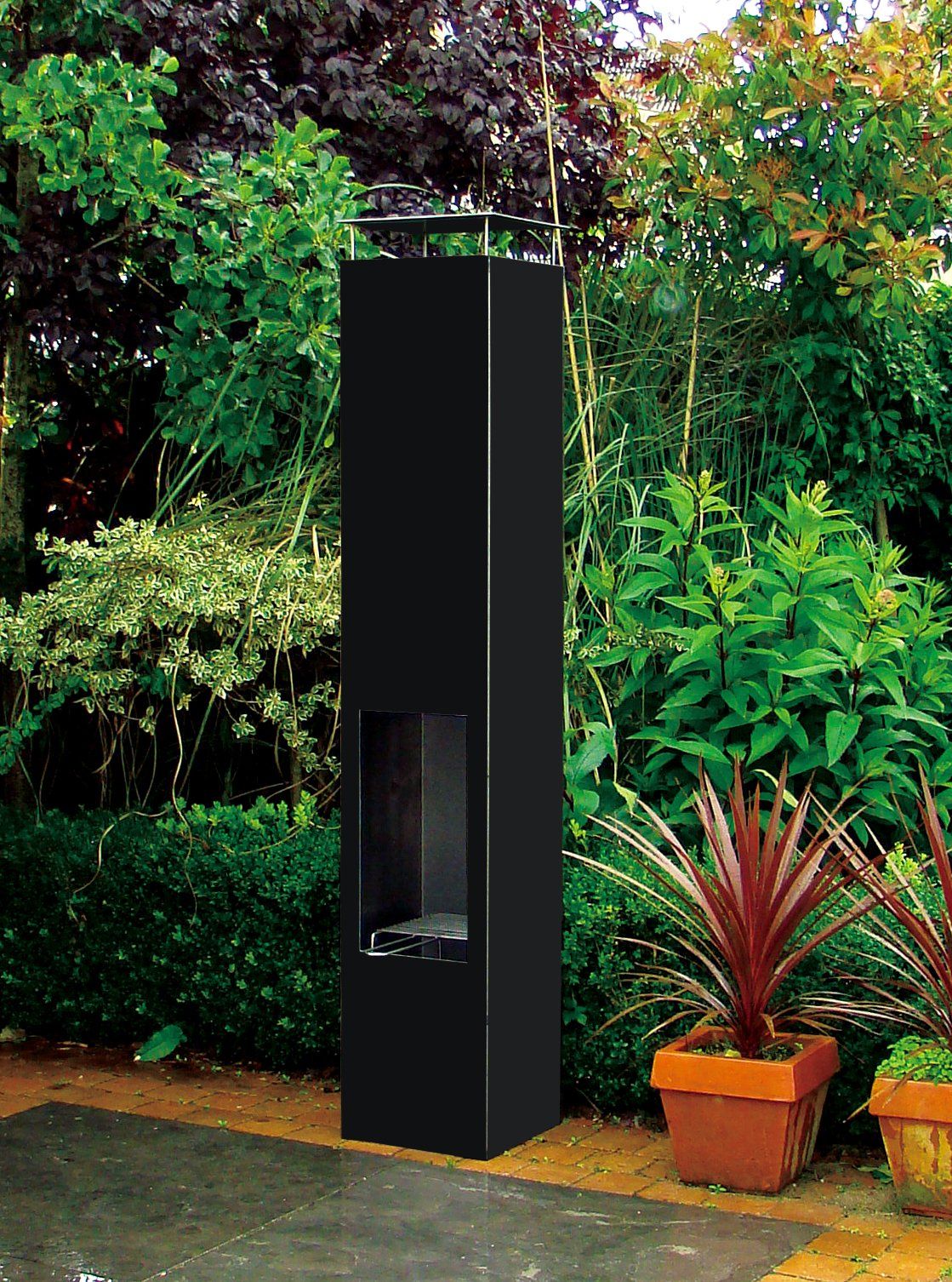 GardenMaxX Amayo Corten Fireplace