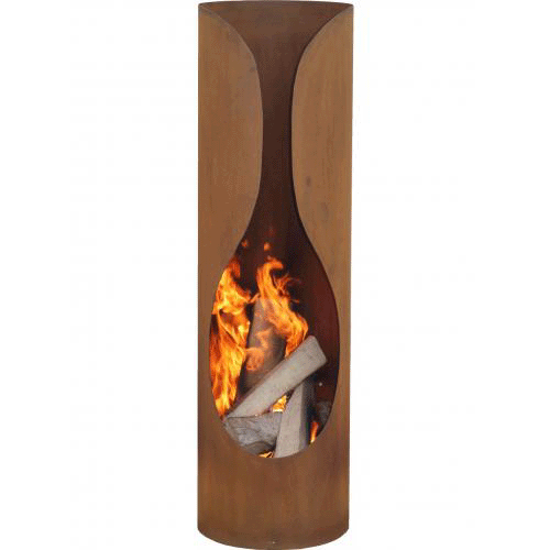 GardenMaxX Masaya Corten Fireplace