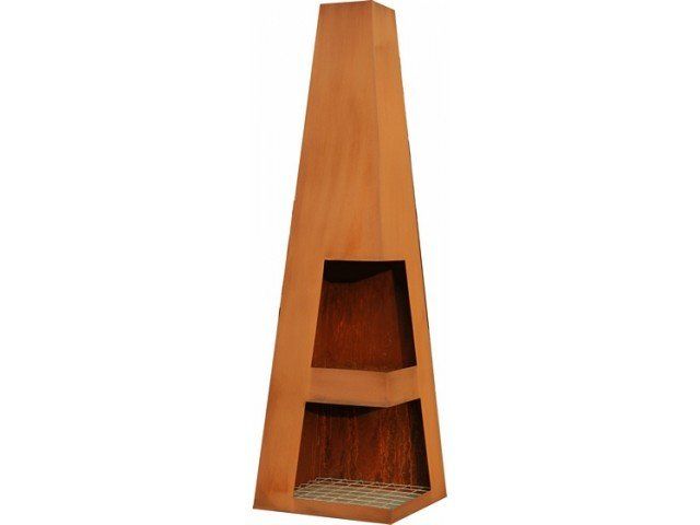 GardenMaxX Sanga XL Corten Fireplace
