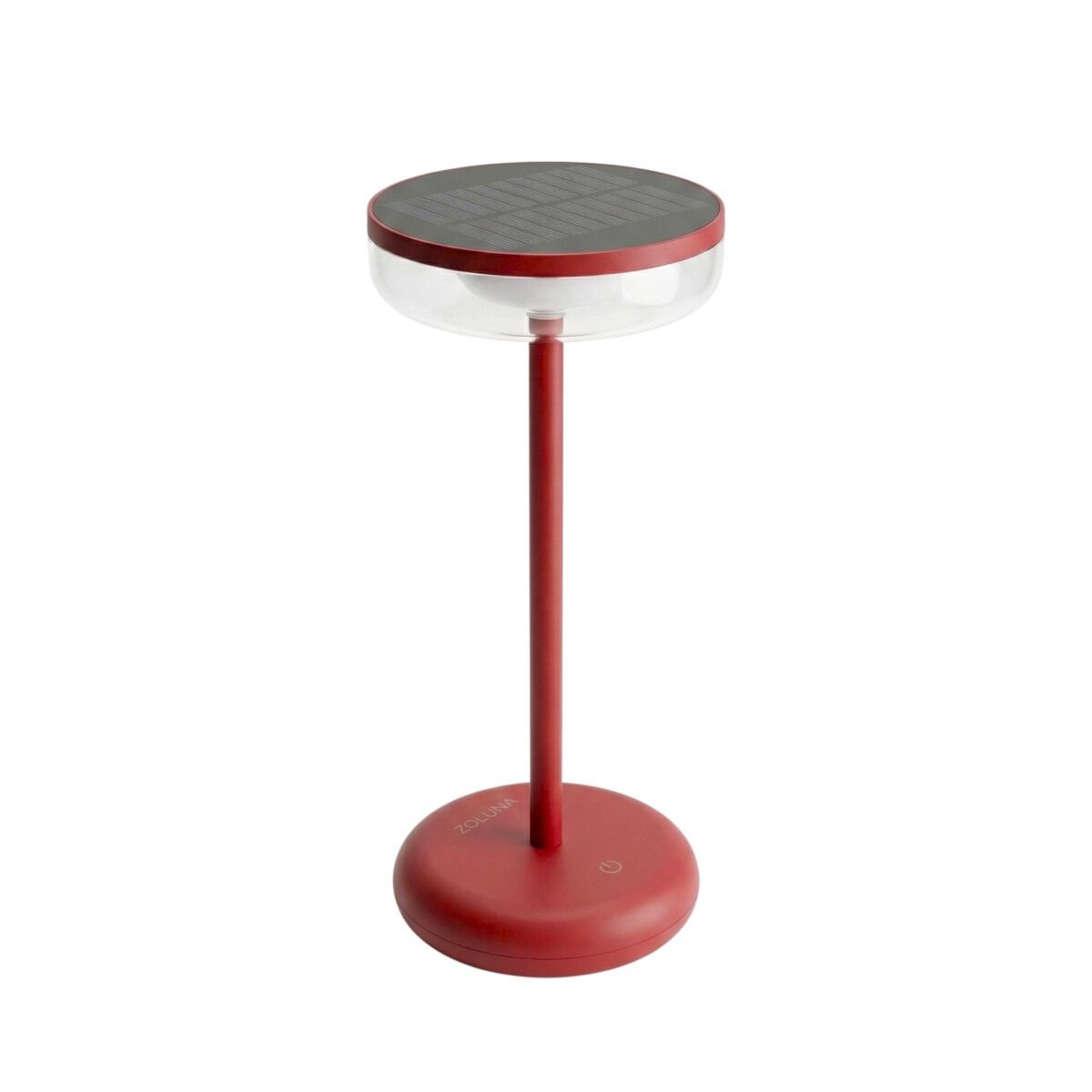 ZOLUNA solar table lamp Bobbie evening red