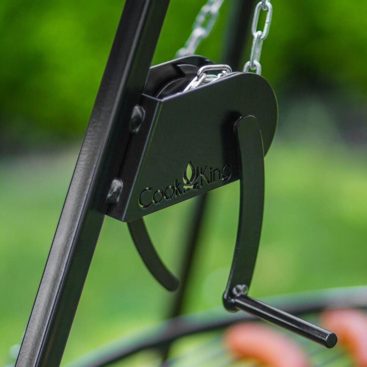 CookKing Tripod 180 cm with Stainless Steel Grill + Pulley