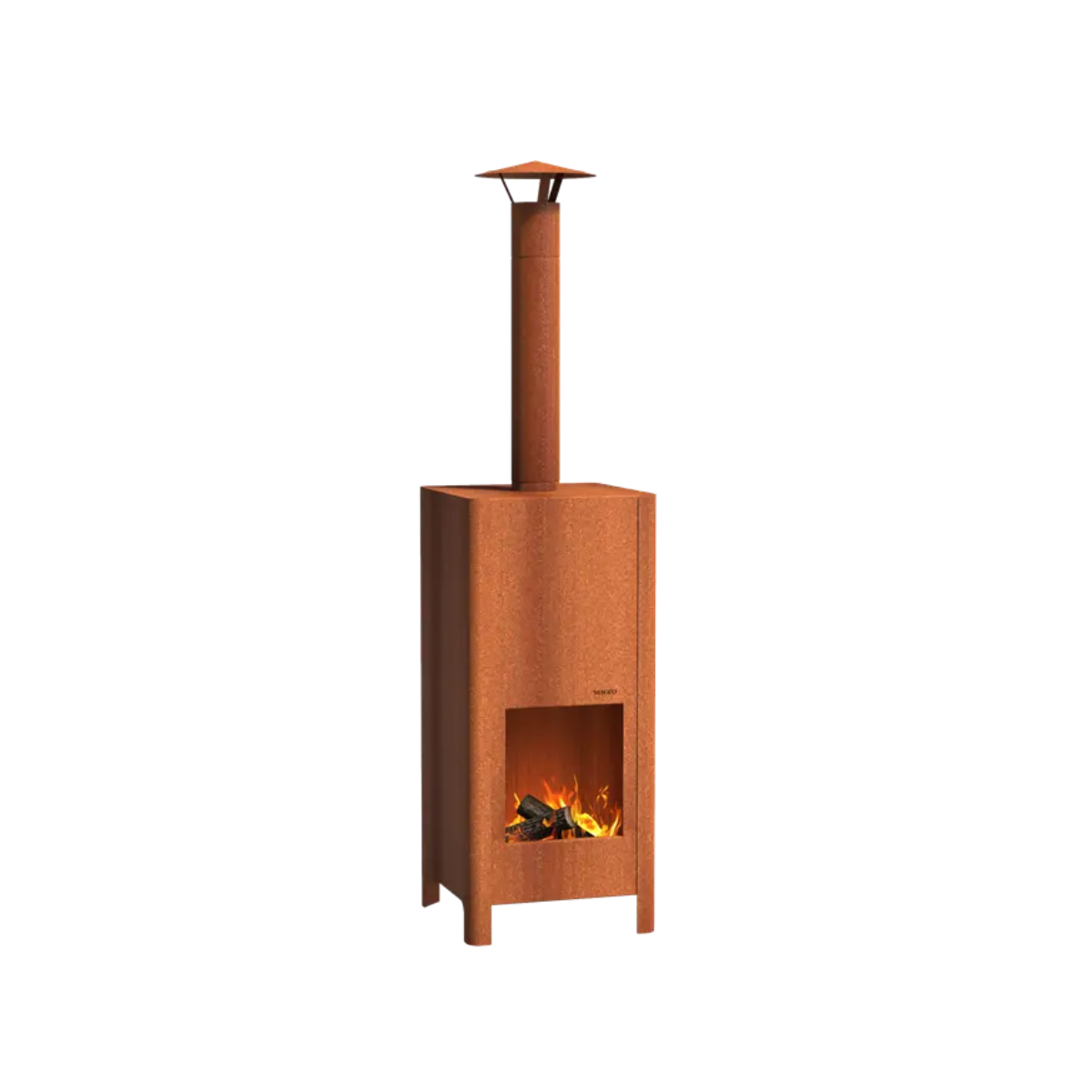 FORNO Fireplace Carpa Cortenstaal