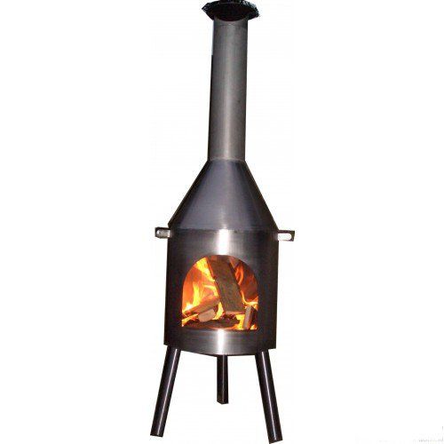 GardenMaxX Cotopaxi Inox Fireplace