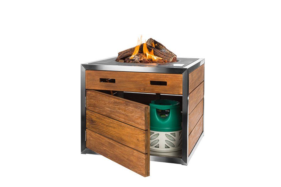 Happy Cocooning fire table square (black)-Lounge &amp; Dining