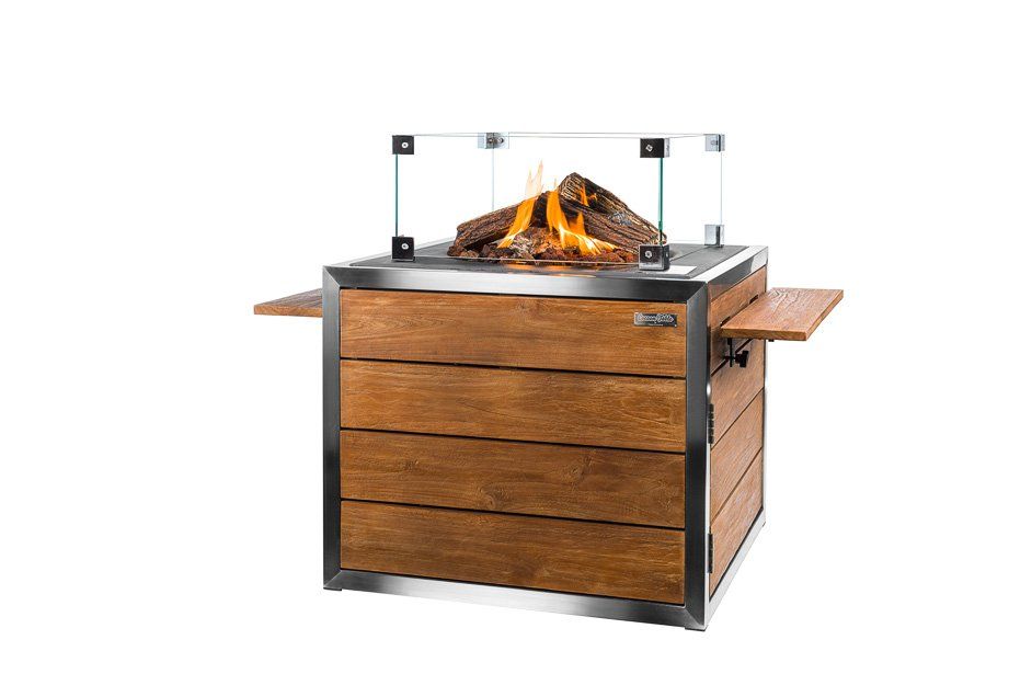 Happy Cocooning fire table square (black)-Lounge &amp; Dining
