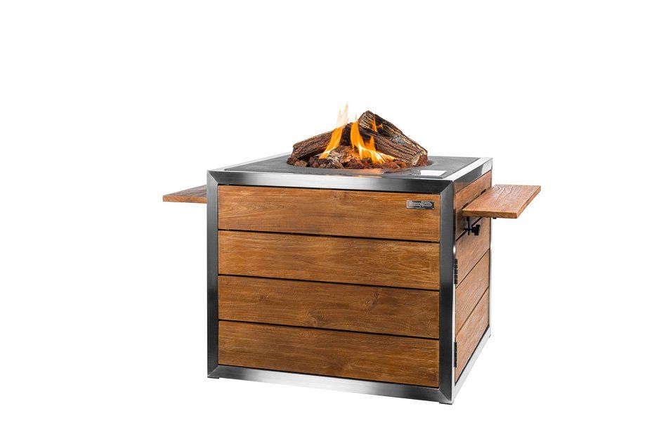 Happy Cocooning fire table square (black)-Lounge &amp; Dining