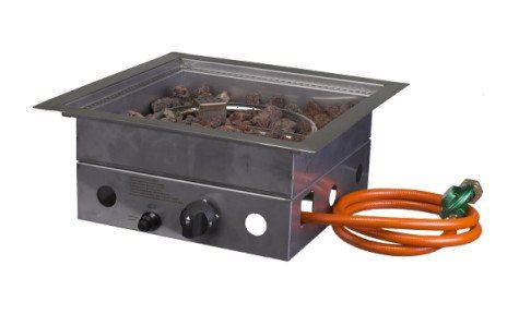 Cosi Fires built-in burner Square