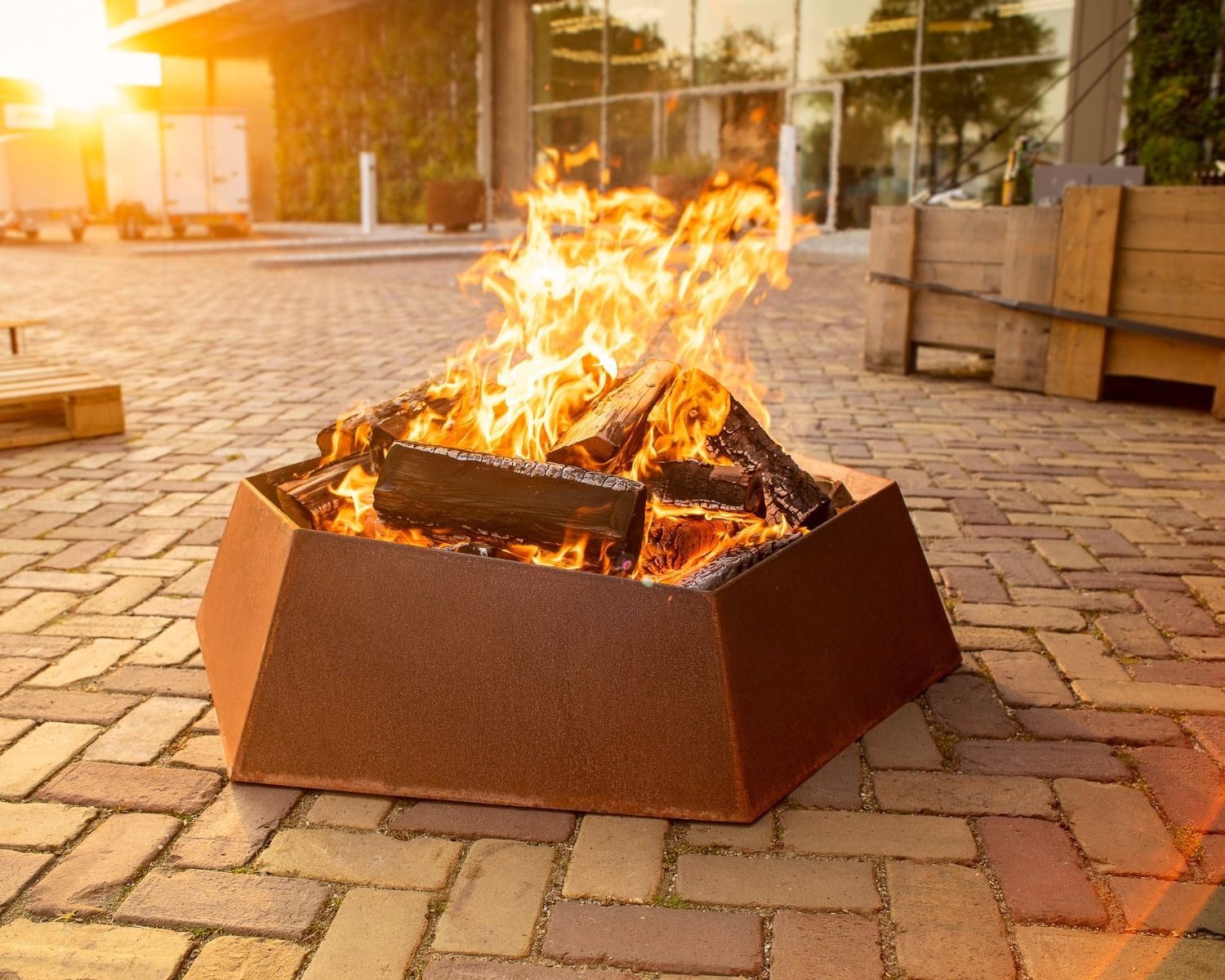 FORNO Fire Bowl Forma CortenSteel