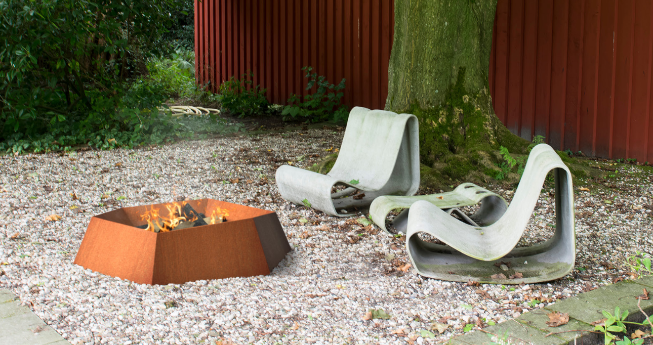 FORNO Fire Bowl Forma CortenSteel