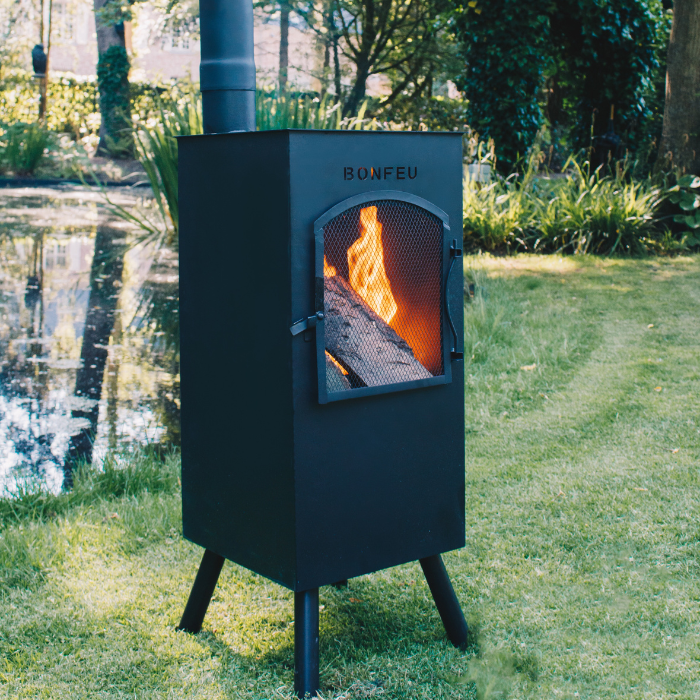 BonFeu BonCarré Black Fireplace