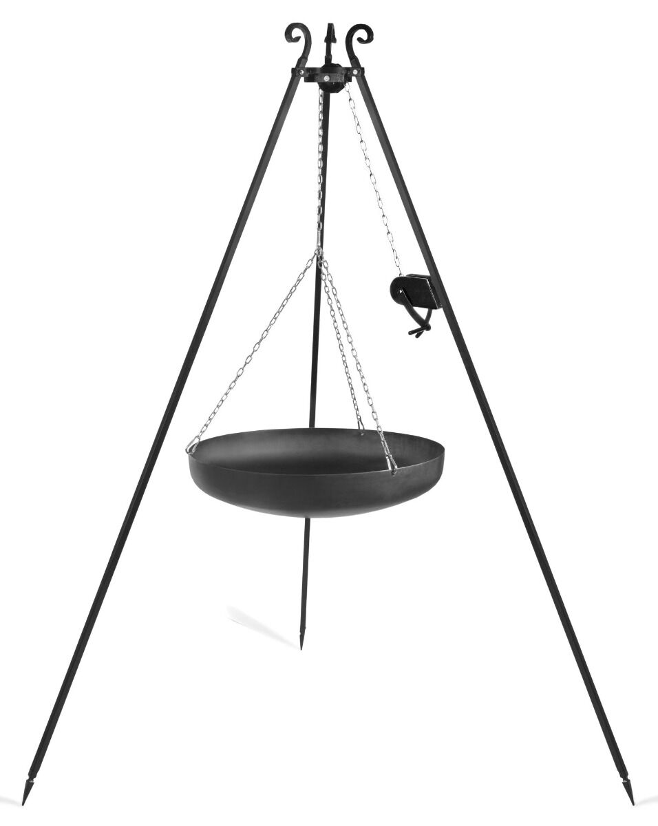 CookKing Tripod 180 cm with Wok 60 cm + Pulley